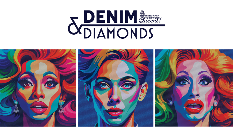 Denim and diamonds drag brunch 