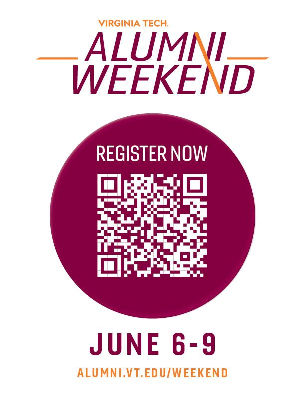 Alumni Weekend sign
