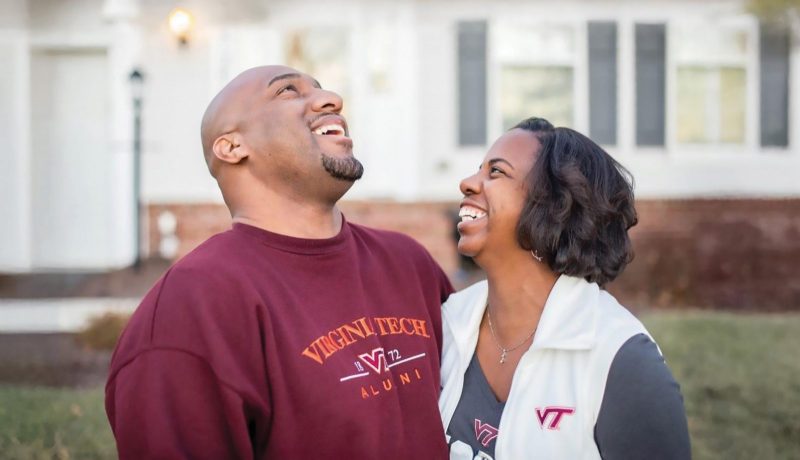 Krystal and Damien McCants live in Northern Virginia. Virginia Tech photo.