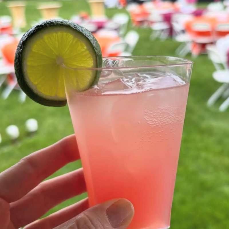 A mocktail at Alumni Weekend