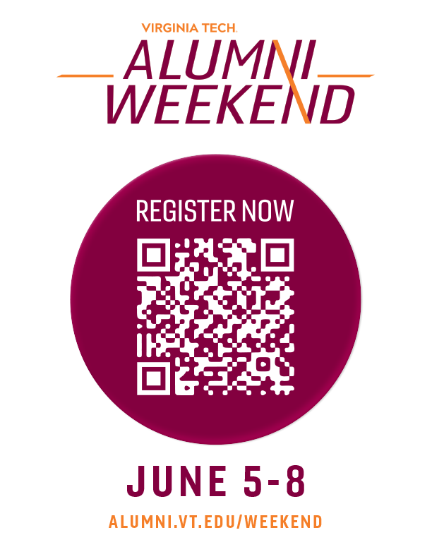 Alumni Weekend sign