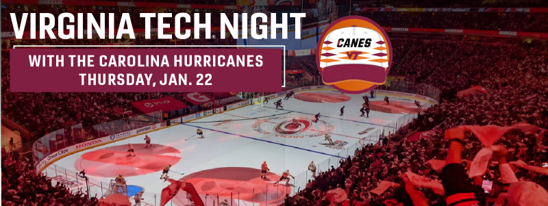 Virginia Tech Night with the Carolina Hurricanes