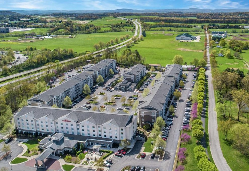 Front of Hilton Garden Inn Blacksburg