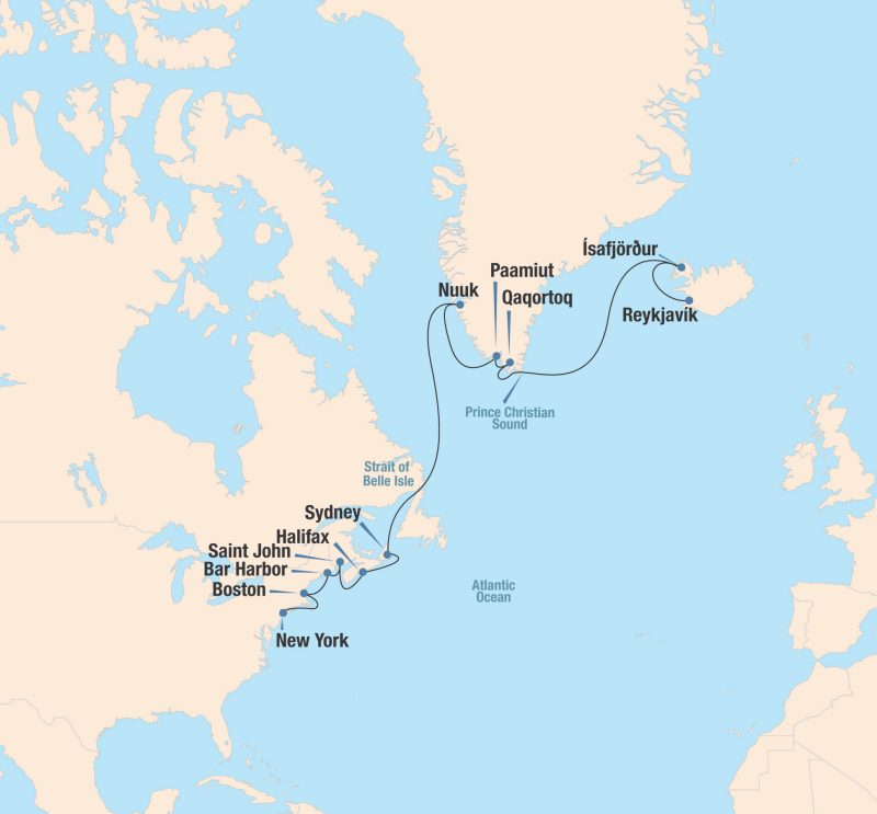 North Atlantic Quest Map