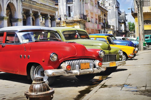 Colorful Havana cars