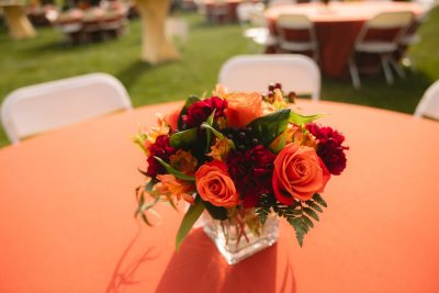 Hokies gather on the drillfield for food, music, and fun