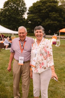 Hokies gather on the drillfield for food, music, and fun