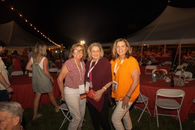 Hokies gather on the drillfield for food, music, and fun