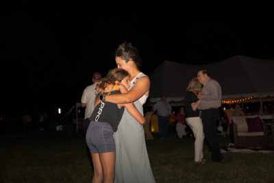 Hokies gather on the drillfield for food, music, and fun