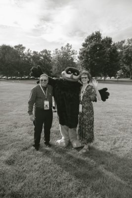 Hokies gather on the drillfield for food, music, and fun