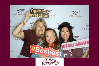 PhotoBooth images from AW 2024 party on the Drillfield