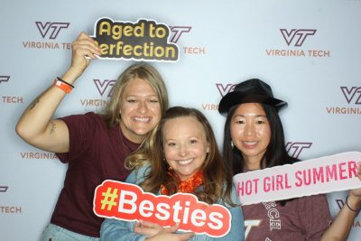 PhotoBooth images from AW 2024 party on the Drillfield