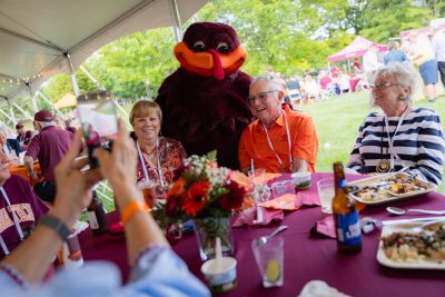Alumni Weekend 2025 Dinner on the Drillfield