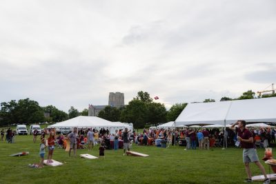 Alumni Weekend 2025 Dinner on the Drillfield