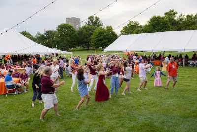 Alumni Weekend 2025 Dinner on the Drillfield