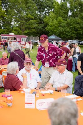Alumni Weekend 2025 Dinner on the Drillfield