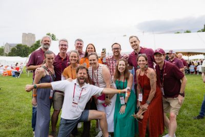 Alumni Weekend 2025 Dinner on the Drillfield