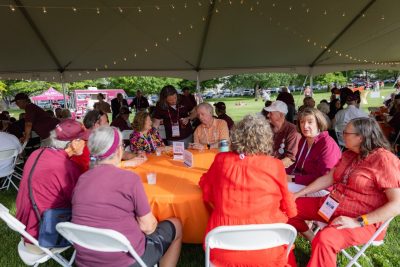 Alumni Weekend 2025 Dinner on the Drillfield