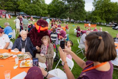 Alumni Weekend 2025 Dinner on the Drillfield
