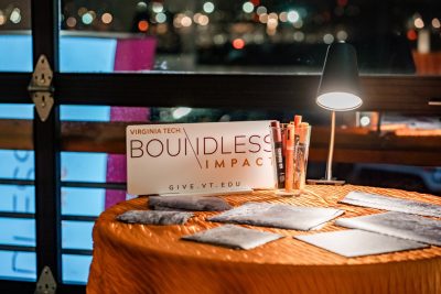 Hokies celebrate the University's Boundless Impact Campaign in San Diego