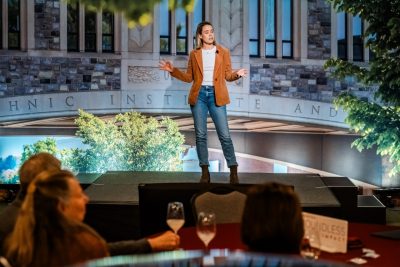 Hokies celebrate the University's Boundless Impact Campaign in San Fransisco