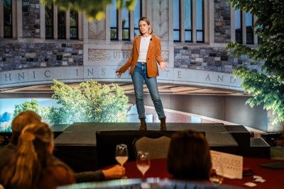 Hokies celebrate the University's Boundless Impact Campaign in San Fransisco