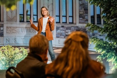 Hokies celebrate the University's Boundless Impact Campaign in San Fransisco