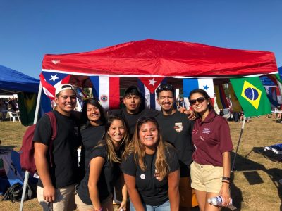 Hokies at a multicultural event