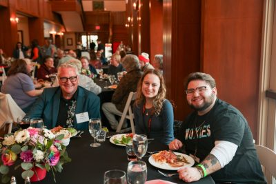 Open houses and dinner at the Holtzman Alumni Center