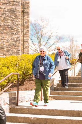 Open houses and dinner at the Holtzman Alumni Center