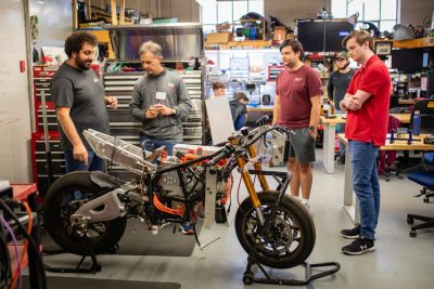 Gears and Cheers happy hour at Ware lab