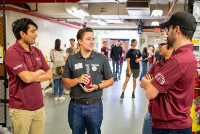 Gears and Cheers happy hour at Ware lab